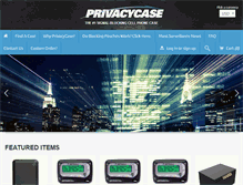 Tablet Screenshot of privacycase.com